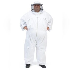 Humble Bee 410 Big & Tall Polycotton Beekeeping Suit with Round Veil